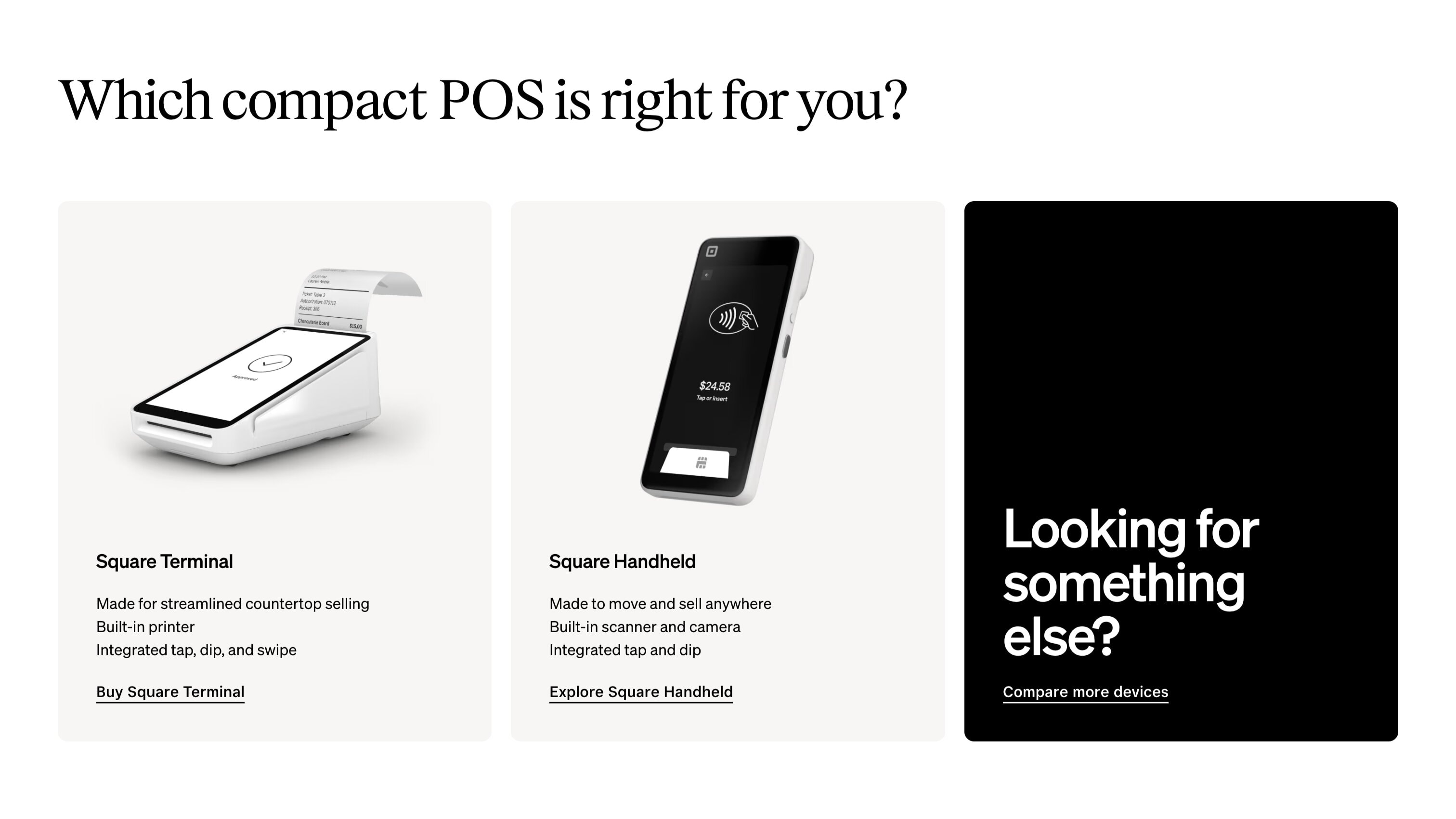 Portable hardware comparison